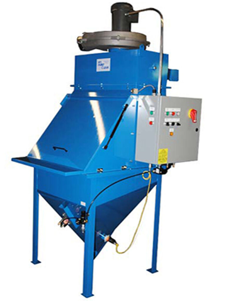 AFC Dump Clean bag break station for powder processing