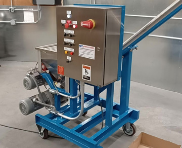 AFC Spiralfeeder Push Unit transfers bulk materials