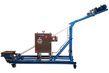 AFC Spiralfeeder mobile flexible screw conveyor for hazardous environments
